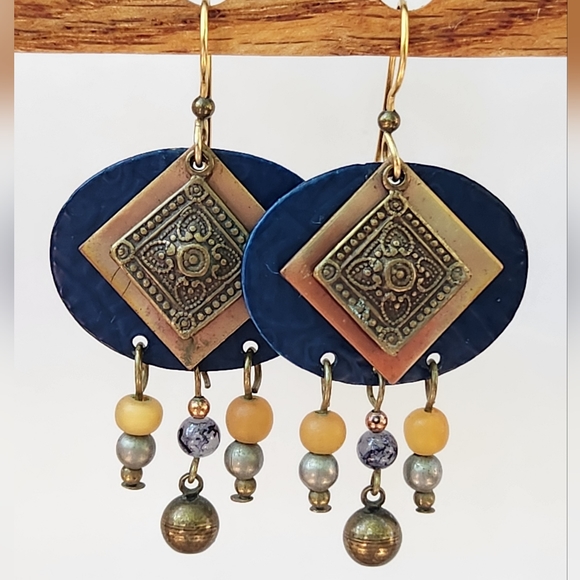 Boho Dangle Earrings - Picture 3 of 3